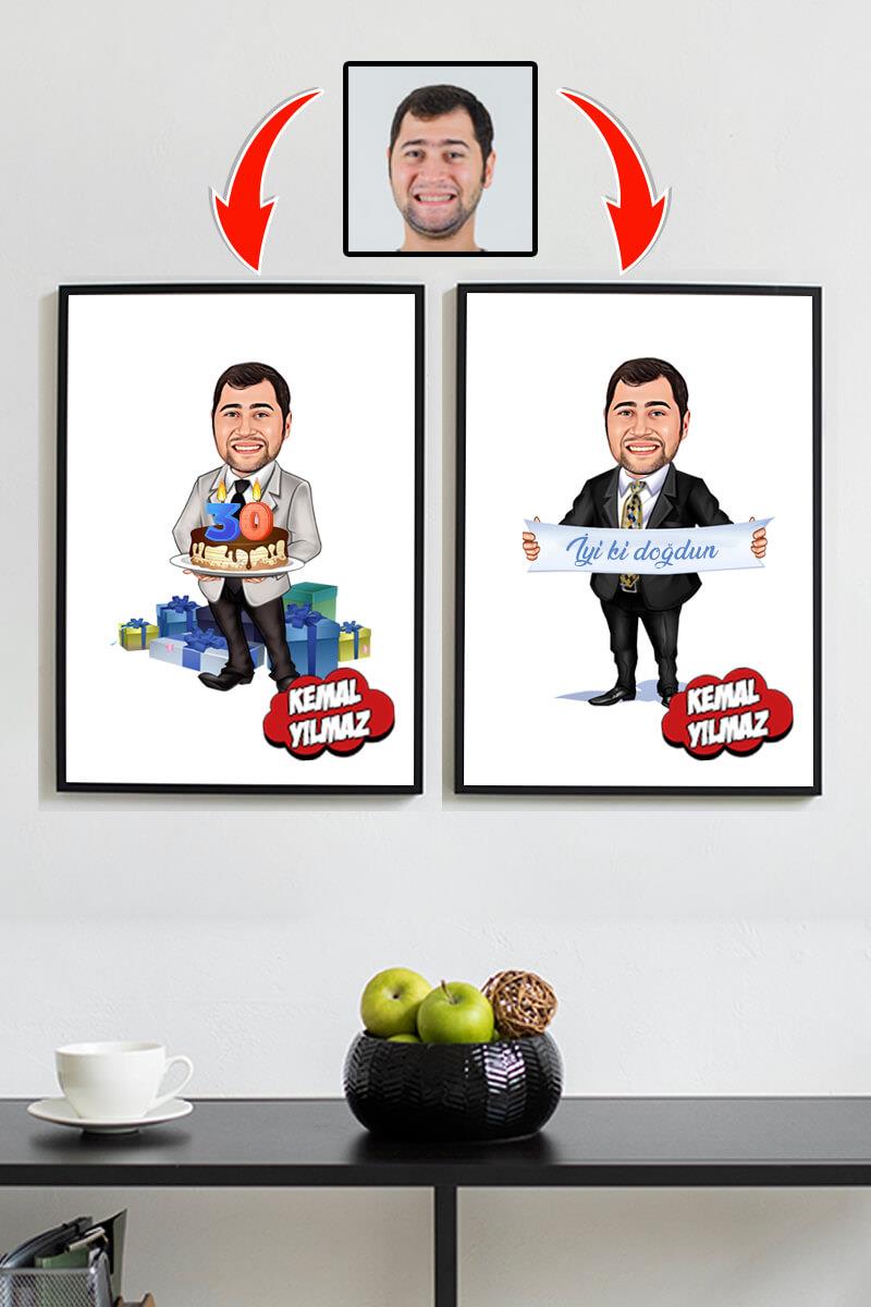 Yakın Erkek Arkadaşa Doğum Günü Hediyesi Çerçeve